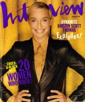 INTERVIEW magazine side cover November 1996