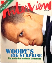 INTERVIEW magazine side cover December 1996