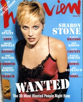 INTERVIEW magazine side cover February 1997