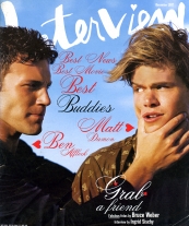 INTERVIEW magazine side cover December 1997