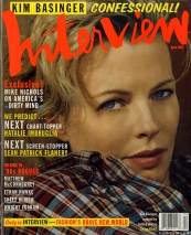 INTERVIEW magazine side cover April 1998