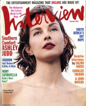 INTERVIEW magazine side cover September 1998