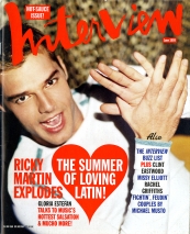 INTERVIEW magazine side cover June 1999