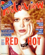 INTERVIEW magazine side cover July 1999