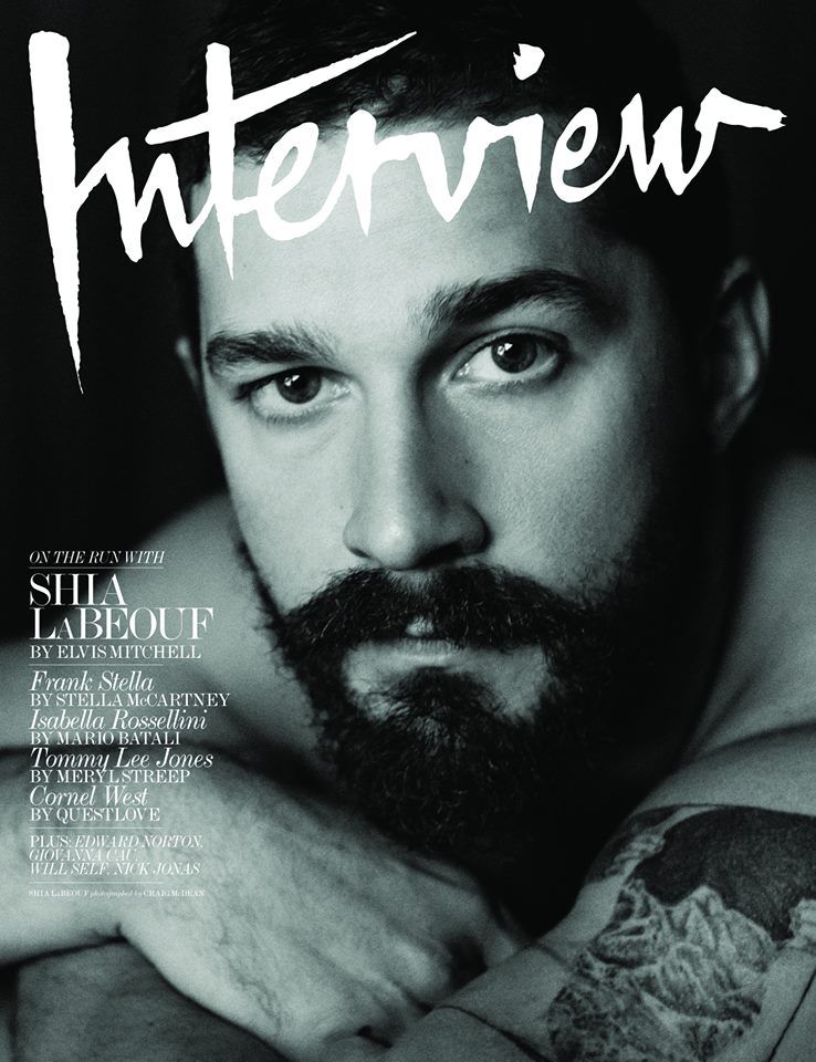 INTERVIEW magazine side cover  November 2014