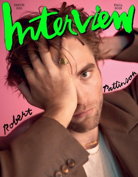 INTERVIEW magazine side cover Issue 522 Fall 2018