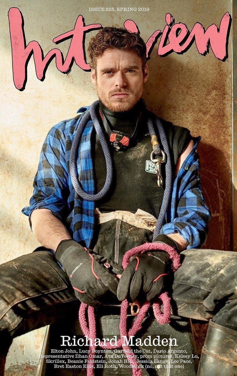INTERVIEW magazine side cover Issue 525 Spring 2019