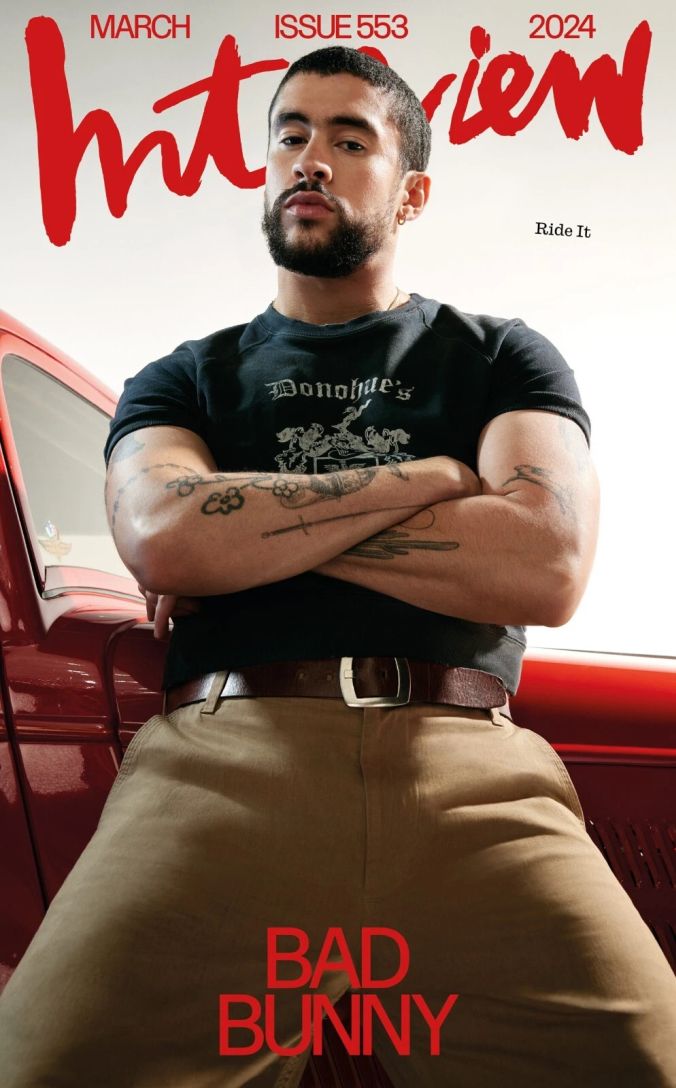 INTERVIEW magazine cover Issue 553  March 2024
