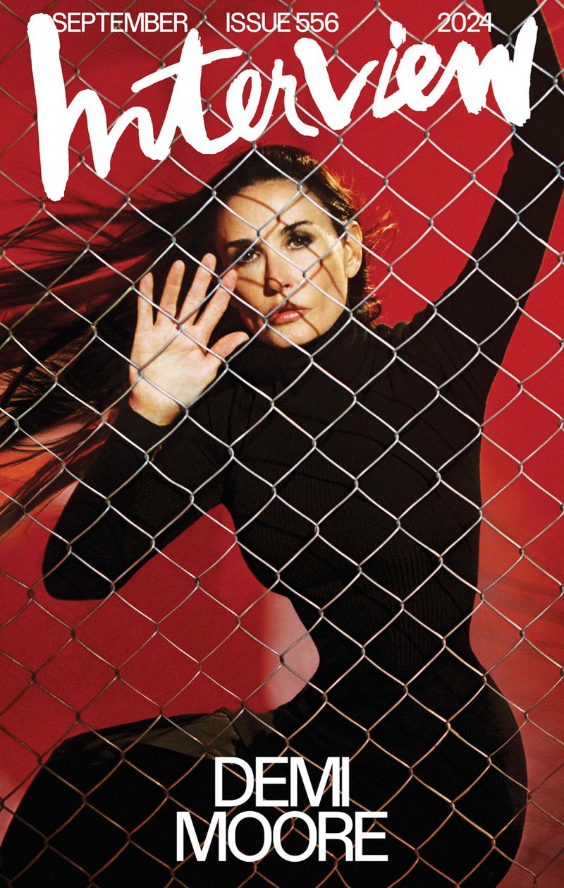 INTERVIEW magazine side cover Issue 556  September 2024