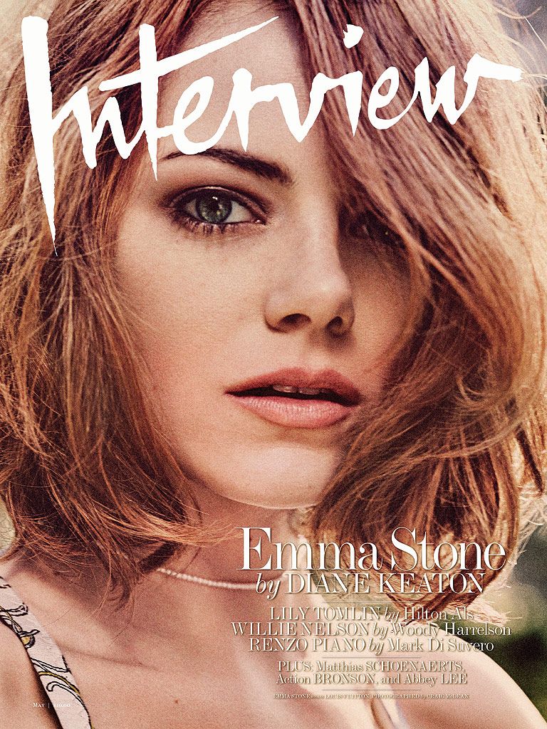 INTERVIEW magazine side cover  May 2015