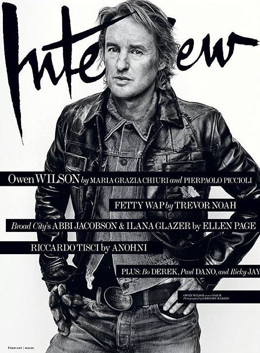 INTERVIEW magazine side cover  February 2016