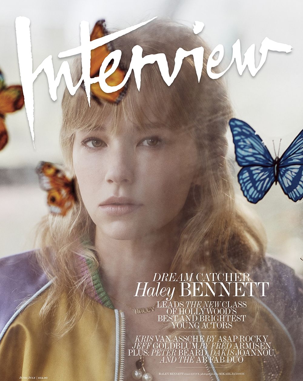 INTERVIEW magazine side cover  June 2016