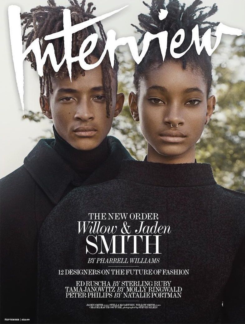 INTERVIEW magazine side cover  September 2016
