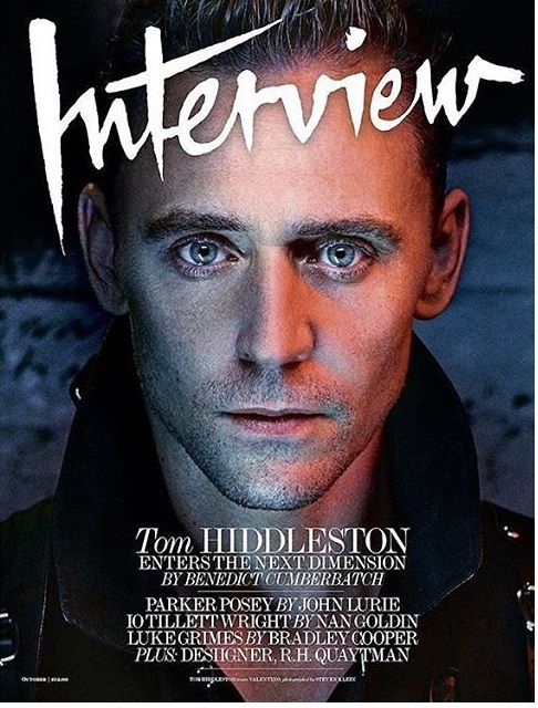 INTERVIEW magazine side cover  October 2016
