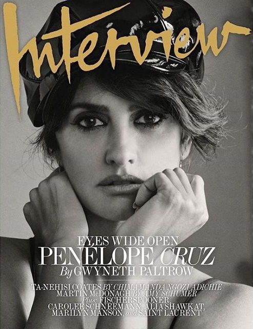 INTERVIEW magazine side cover  October 2017