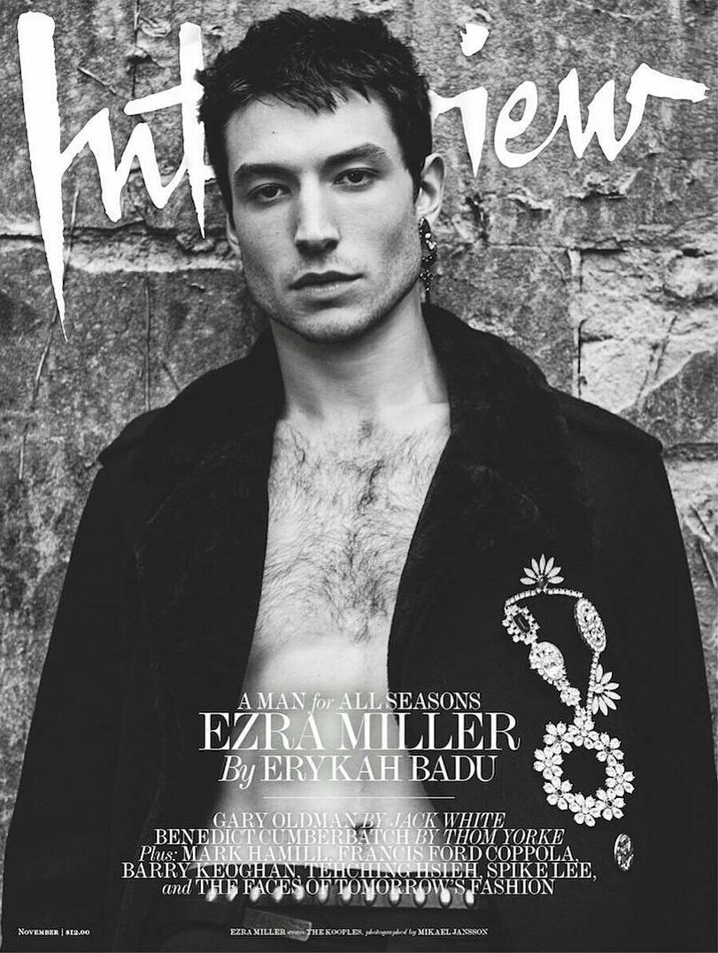 INTERVIEW magazine side cover  November 2017