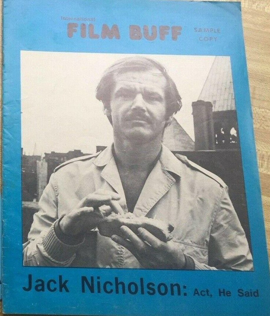 INTERNATIONAL FILM BUFF magazine side cover   1975