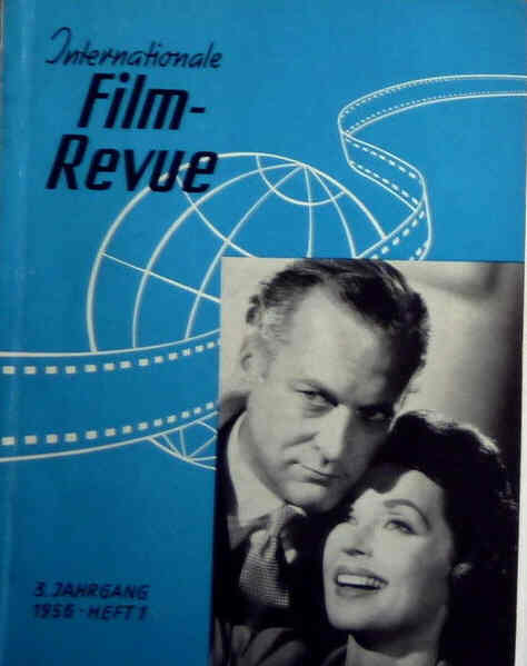 INTERNATIONALE FILM REVUE magazine side cover Issue 01  1956