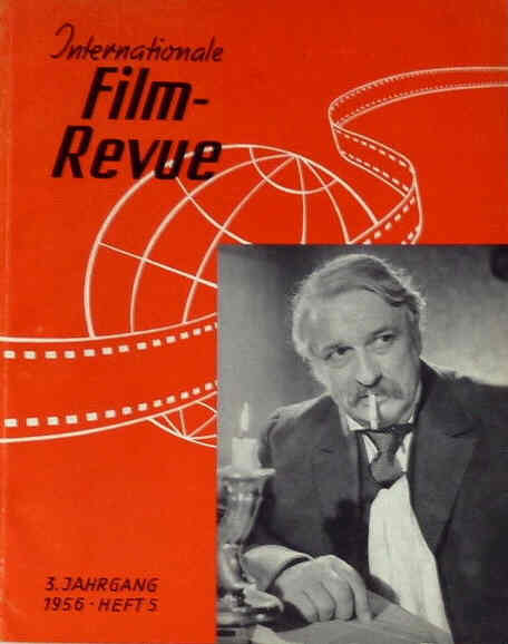 INTERNATIONALE FILM REVUE magazine side cover Issue 05  1956