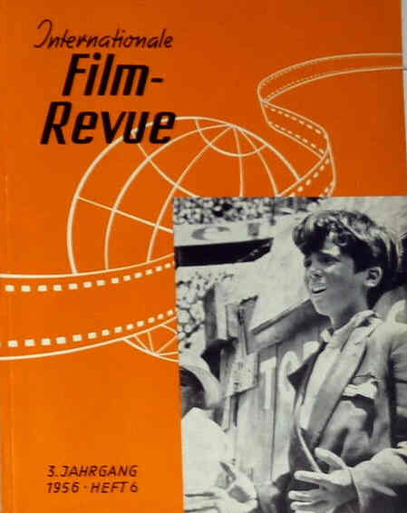 INTERNATIONALE FILM REVUE magazine side cover Issue 06  1956