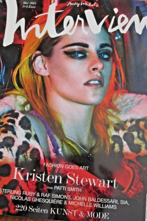 INTERVIEW (GERMAN) magazine side cover  May 2015