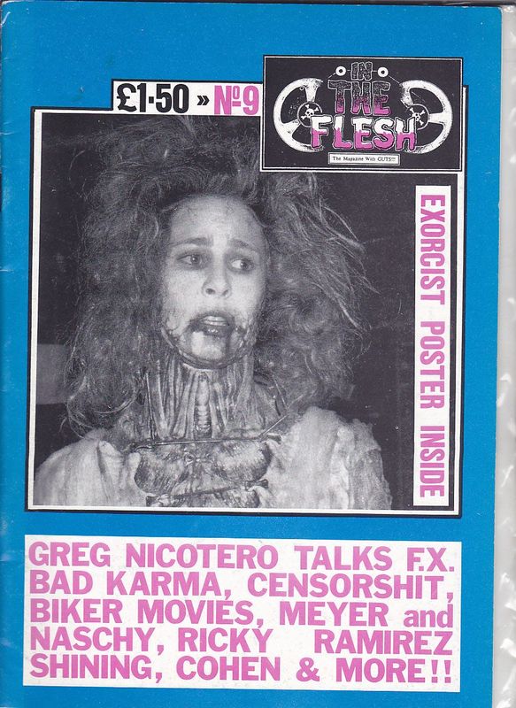 IN THE FLESH magazine side cover Issue 9  
