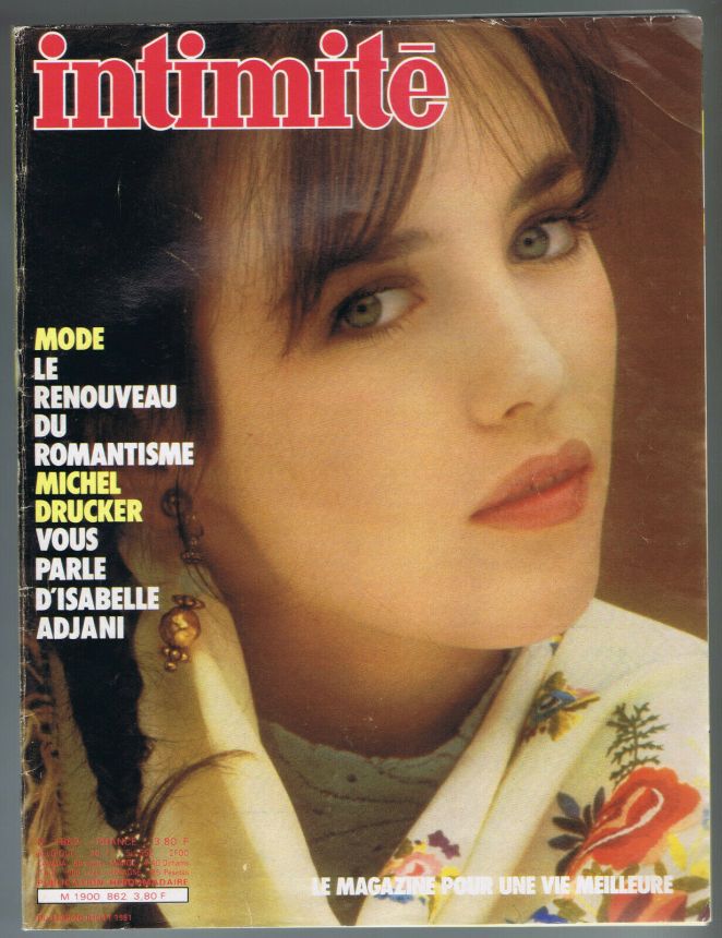 INTIMITE magazine side cover Issue 1862 14 July 1981