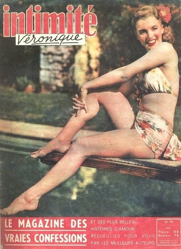 INTIMITE magazine side cover Issue 96 August 1947