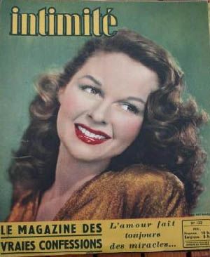 INTIMITE magazine side cover April 1948
