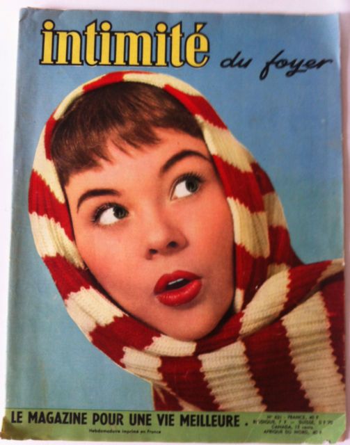 INTIMITE magazine side cover Issue 631 November 1957