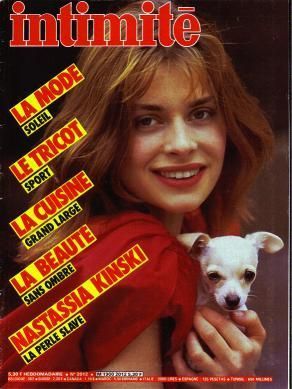 INTIMITE magazine side cover June 1984