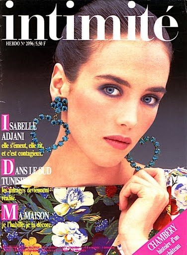 INTIMITE magazine side cover Issue 2096 January 1986