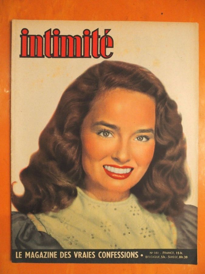 INTIMITE magazine side cover Issue 161 21 November 1948