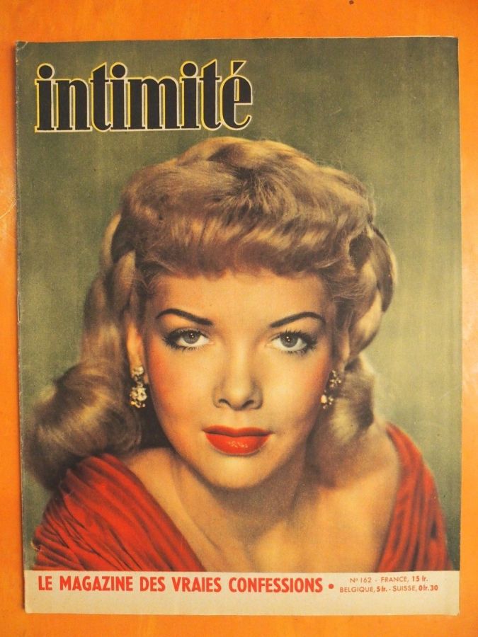 INTIMITE magazine side cover Issue 162 28 November 1948