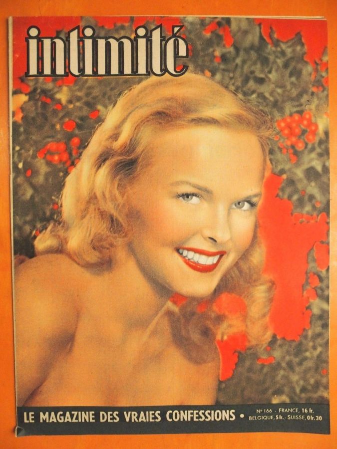 INTIMITE magazine side cover Issue 166 26 December 1948