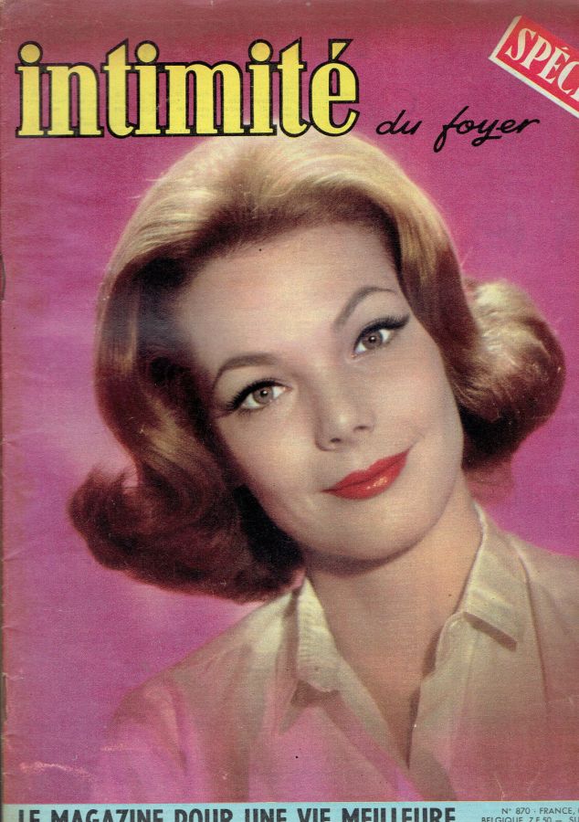 INTIMITE magazine side cover Issue 870   1962