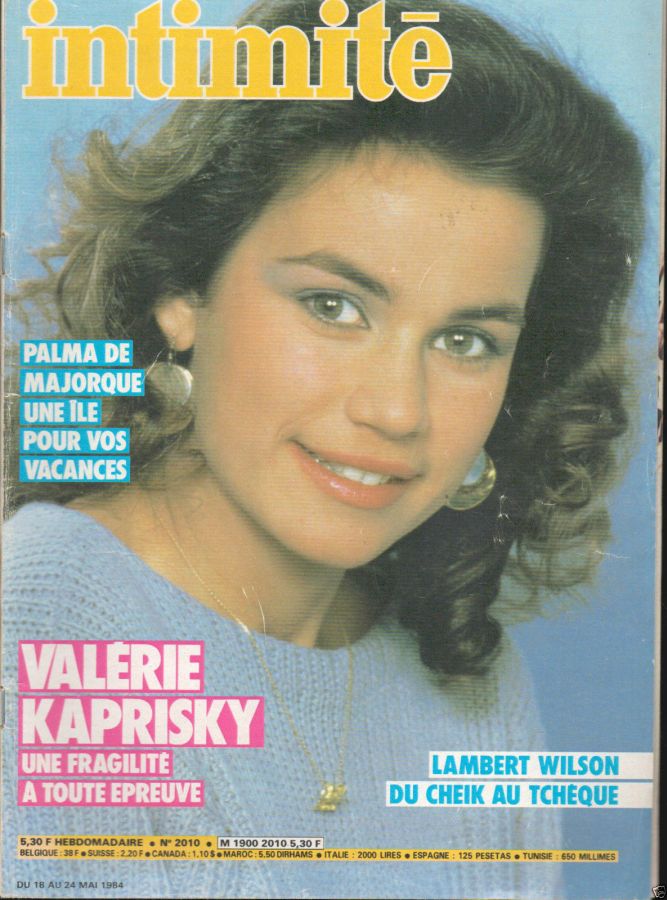 INTIMITE magazine side cover Issue 2010 24 May 1984