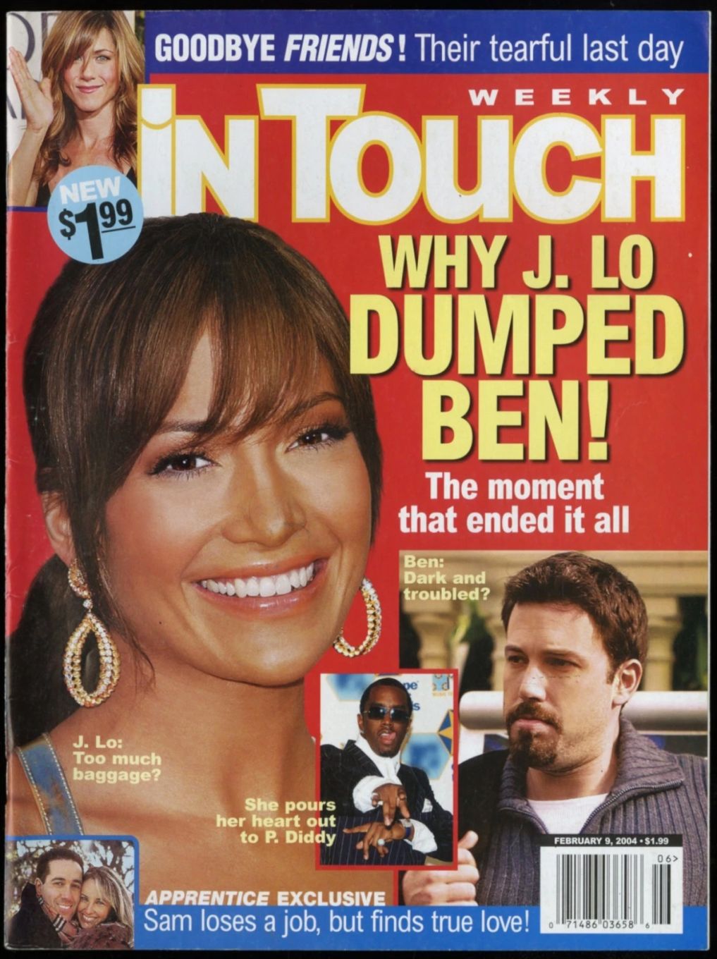 IN TOUCH magazine side cover 9 February 2004