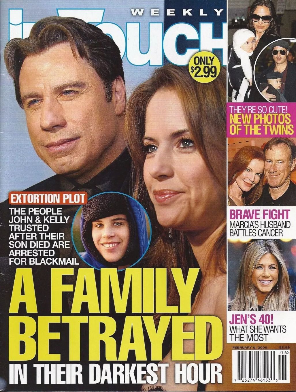 IN TOUCH magazine side cover 9 February 2009