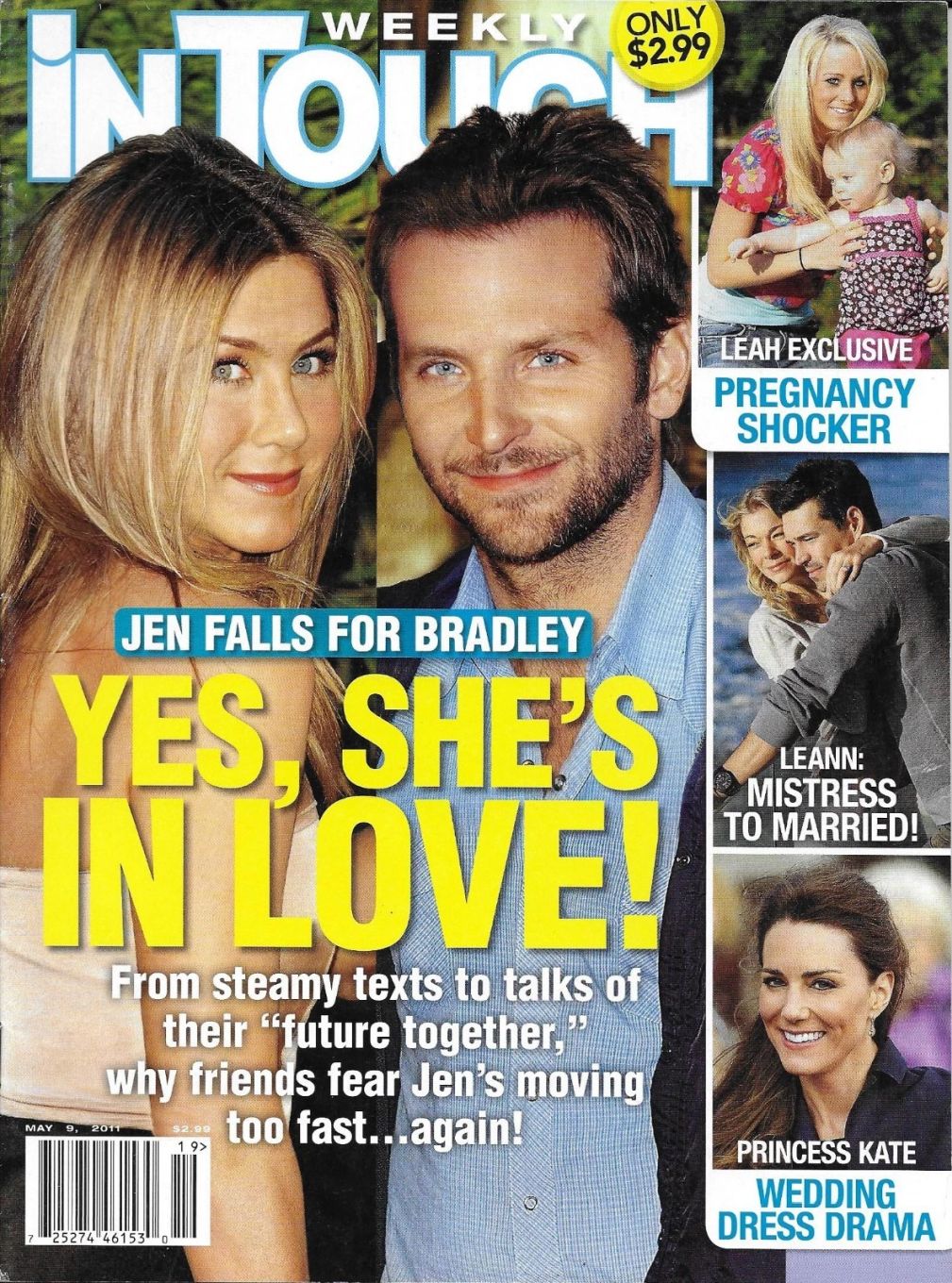 IN TOUCH magazine side cover 9 May 2011