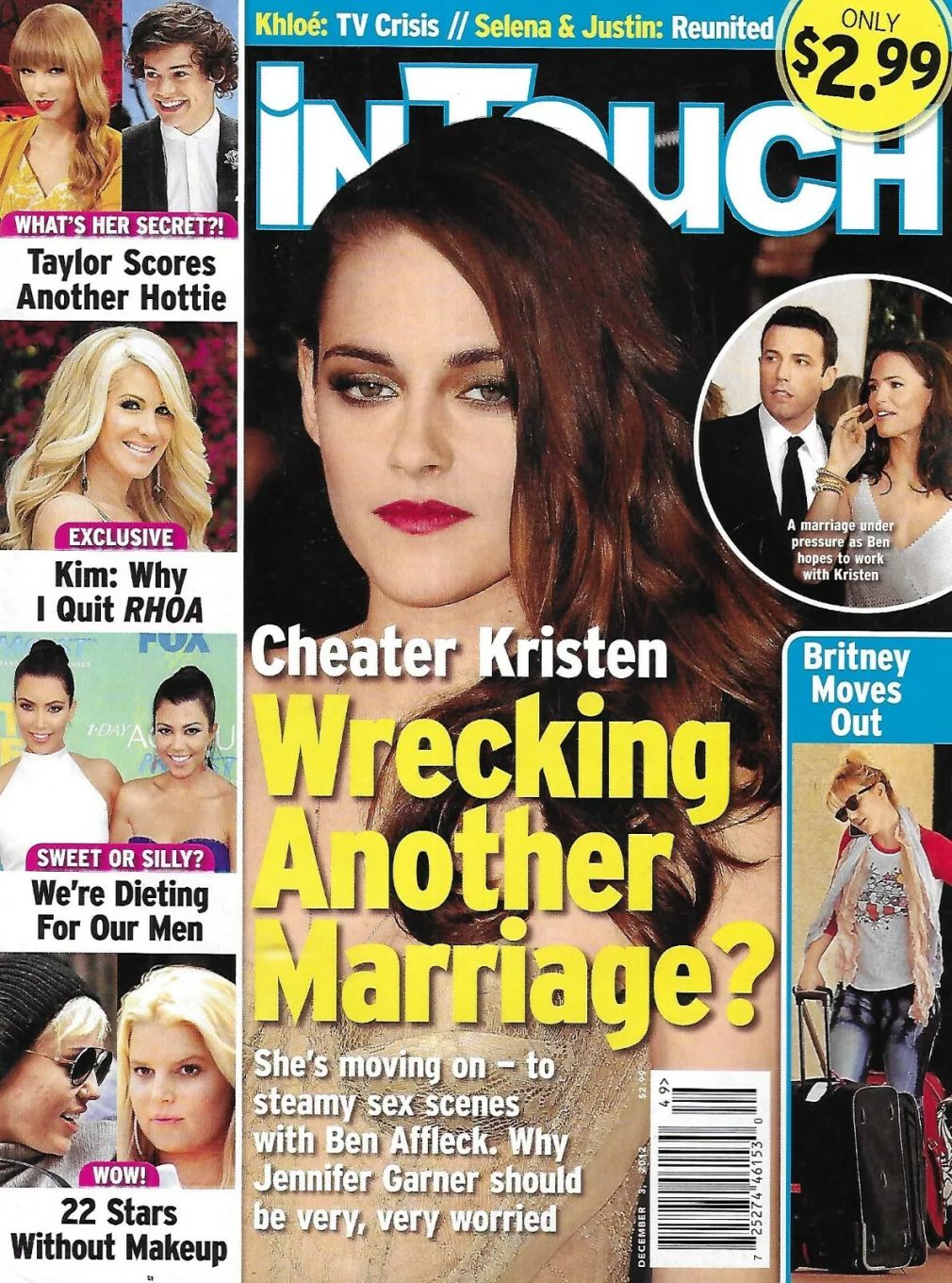 IN TOUCH magazine side cover 3 December 2012