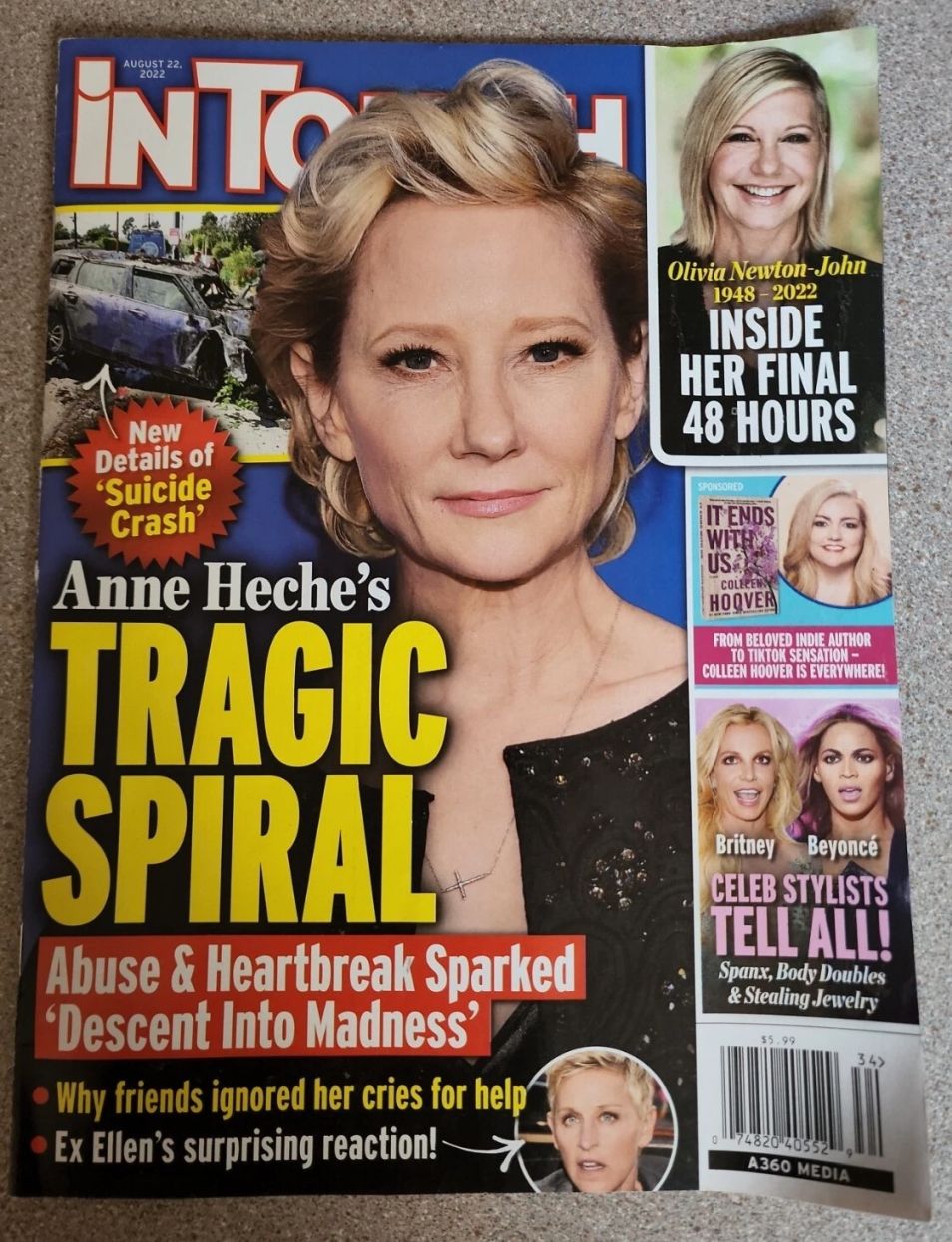 IN TOUCH magazine side cover 22 August 2022