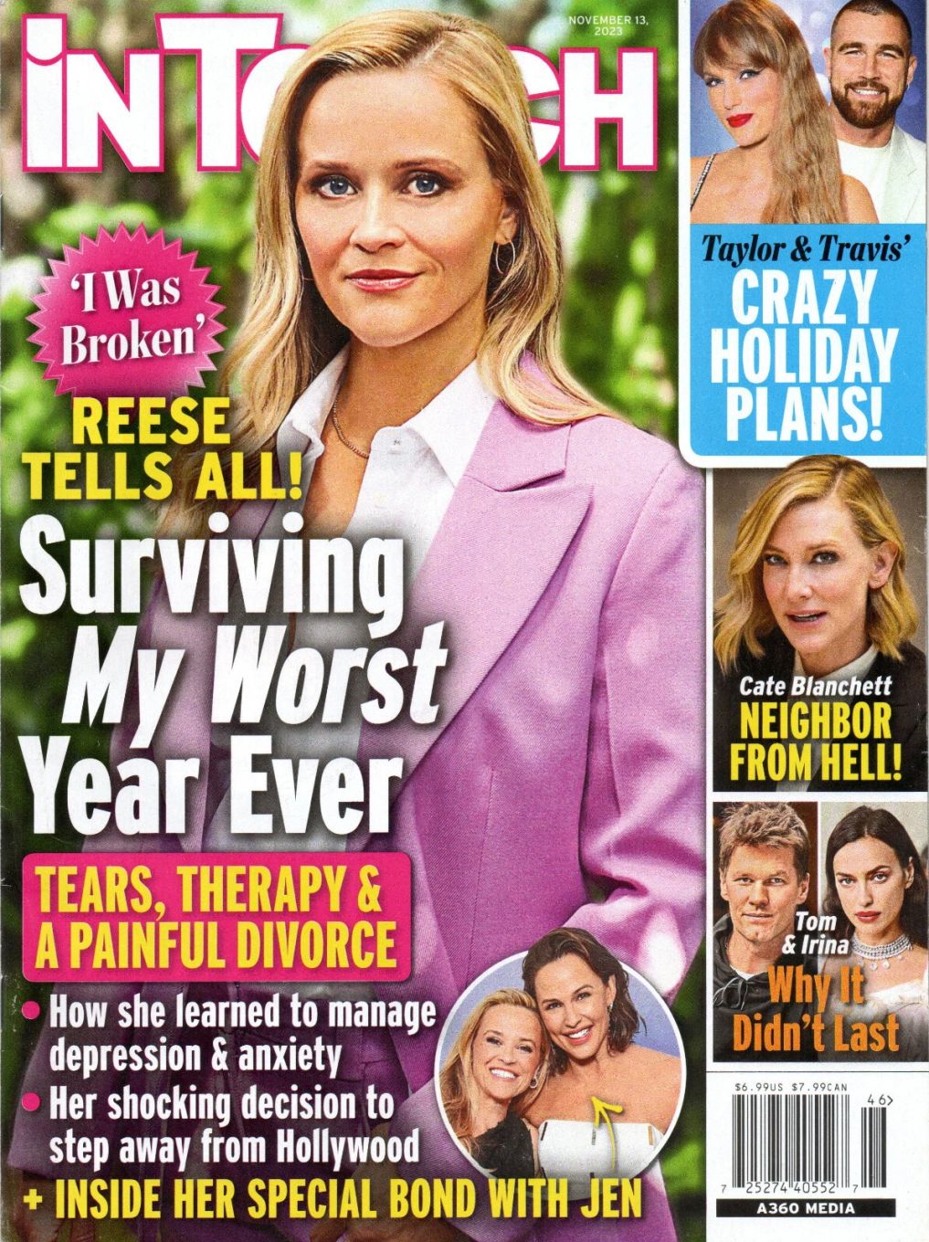 IN TOUCH magazine side cover 13 November 2023