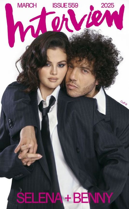 INTERVIEW magazine side cover Issue 559  March 2025