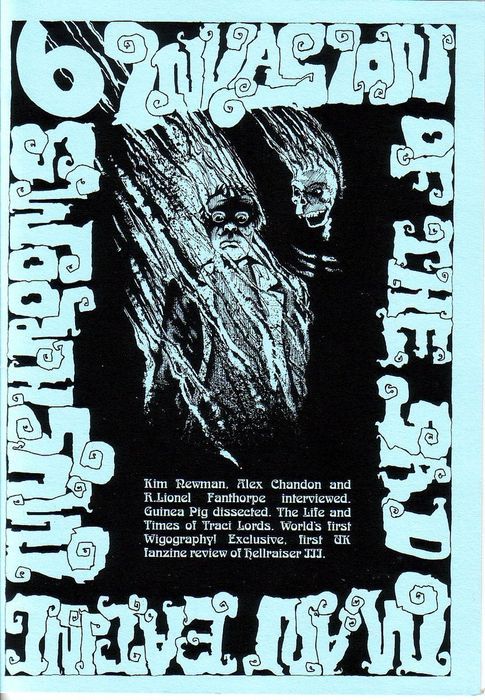 INVASION magazine side cover Issue 6 November 1992