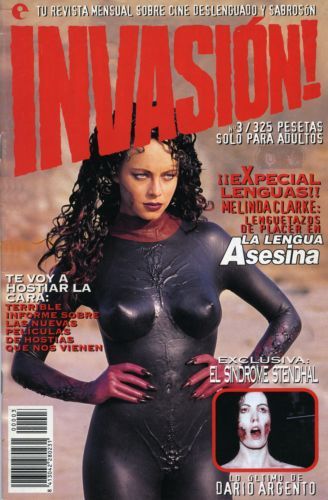 INVASION (Es) magazine side cover Issue 3  1996