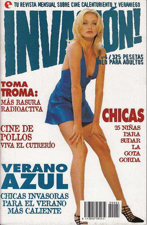 INVASION (Es) magazine side cover Issue 4  1996