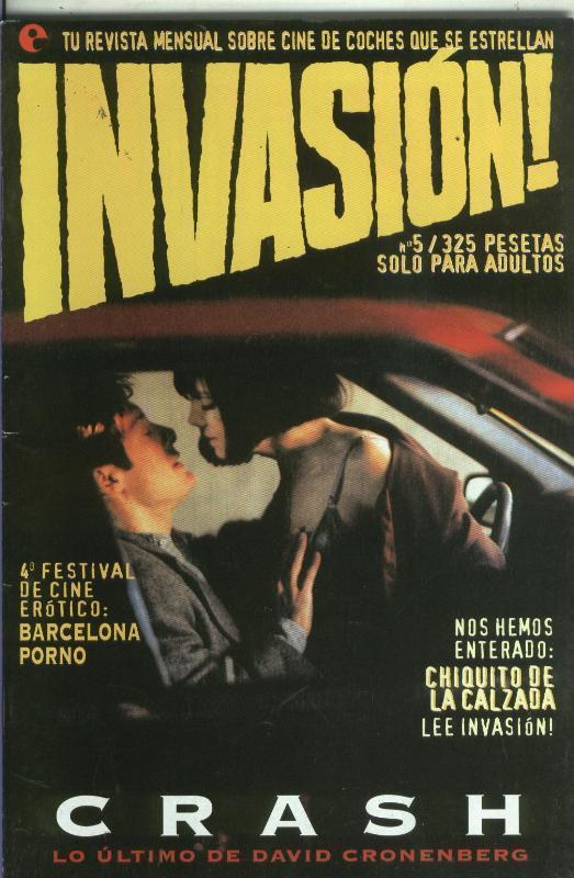 INVASION (Es) magazine side cover Issue 5  1996