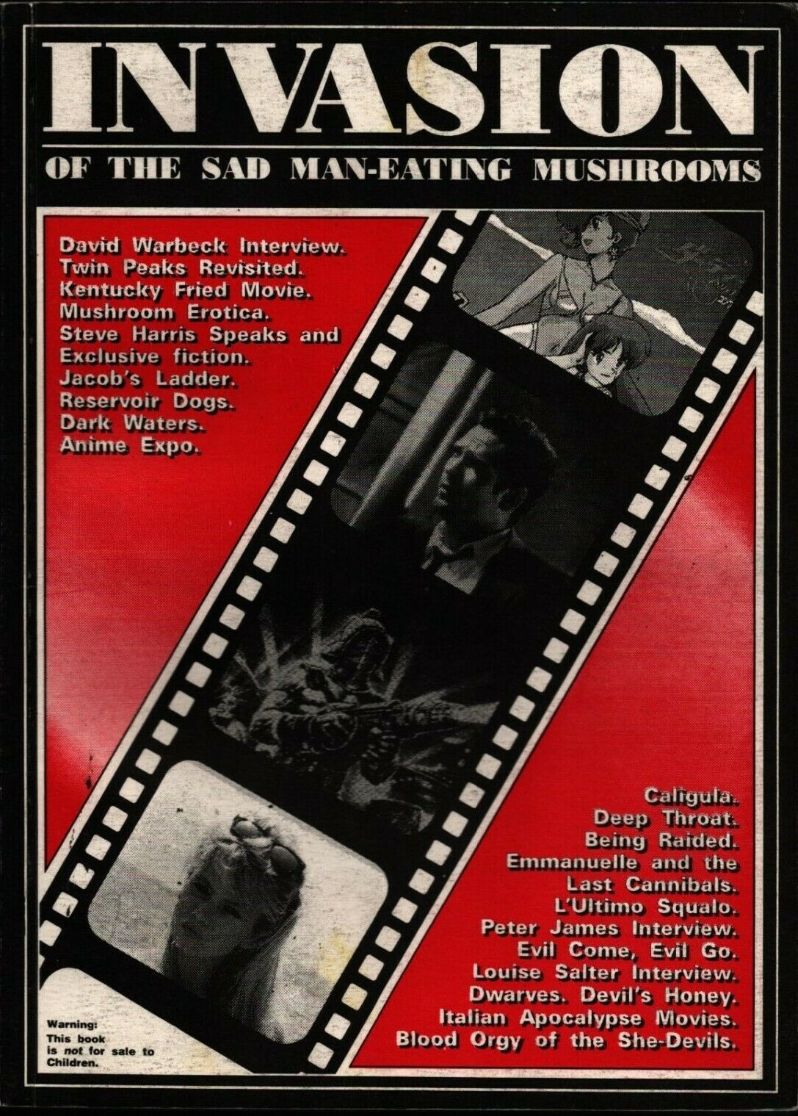 INVASION magazine side cover  Book April 1994