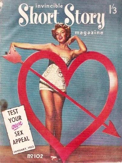 INVINCIBLE SHORT STORY magazine side cover Issue 102  January 1953